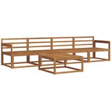  Set vanjskih sofa 5 pcs Prirodna Čvrsto drvo akacije | Eponuda.ba
