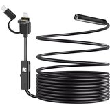 AVIZAR Endoskop za pametni telefon in računalnik, vodoodporen IP67, USB-C / mikro USB / kamera z več vrati - dolžina 5 m, (5000277703) | Shoptok.si