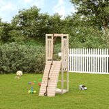 The Living Store Igralo s plezalno steno trdna borovina - Igralna Hišica, (21427025) | Shoptok.si