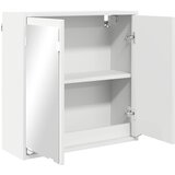 Kupaonski ormar s ogledalom s policom Bijelo 60 x 20 x 60 cm | shoptok.hr