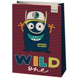 Cardex Velika darilna vrečka 24 x 9 x 34 cm Green Grass Wild One pošast | Shoptok.si