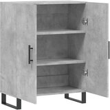  Komoda siva boja betona 69,5x34x90 cm od konstruiranog drva | shoptok.hr