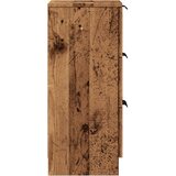 vidaXL Komoda 2 kosa starinski les 30x30x70 cm inženirski les | Shoptok.si