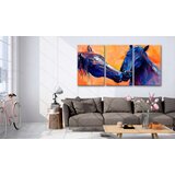  Slika - Blue Horses 60x30 | shoptok.hr