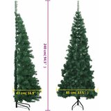  Kutno umjetno božićno drvce zeleno 240 cm PVC | shoptok.hr