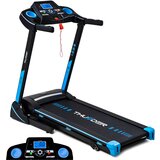 THUNDER Električna zložljiva tekalna steza ® ICON-BLUE – do 17 km/h, 2 KM, LED zaslon, amortizacija, APP, nosilnost 140 kg, (5000089641) | Shoptok.si