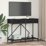  Konzolna stolica s ladicama Crni hrast 100 x 39 x 78,5 cm | shoptok.hr