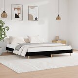 vidaXL Okvir za krevet crni 180 x 200 cm konstruirano drvo Cijene