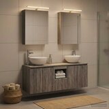  Set ormarića za kupaonicu 5 kom. Siva Sonoma Konstruirano drvo | shoptok.hr