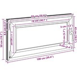  Podrumski prozor RISOR 100x50 cm Okretno-nagibni DIN lijevi antracit - Antracit 100 x 50 cm (dvoslojni) 1 Naginjanje i okretan | shoptok.hr