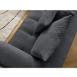 Bobochic Paris Tamno siva kutna garnitura od šenila (s desnim kutom/u obliku slova L) Whesley – | shoptok.hr