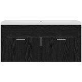  Kupaonski ormar Crni hrast 100 x 38,5 x 46 cm Konstruirano drvo | shoptok.hr