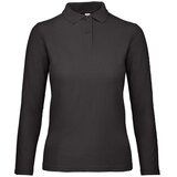  MAJICA DOLGI ROKAVI POLO B&C ID.001 LSL/ŽENSKO 180G ČRNA S Cene