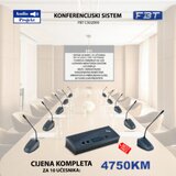  KONFERENCIJSKI SISTEM FBT CSU2000 ZA 10 UČESNIKA | Eponuda.ba