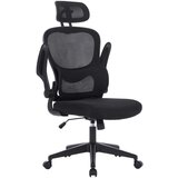 MID.YOU pisarniški stol kovina, umetna masa, tekstil črna | Shoptok.si