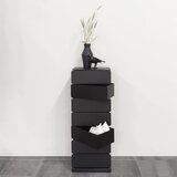 Spinder Design Črna kovinska komoda 37x98,5 cm Joey – | Shoptok.si