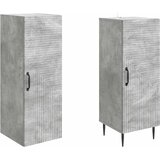  Set ormara 2 pcs Betonska siva 33 x 34,5 x 89,5 cm | shoptok.hr
