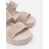 GOODIN Light beige lightweight sandals with a thick sole | Shoptok.si