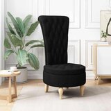 vidaXL Sedežna blazina Črna 56,5 x 70 x 110 cm blago | Shoptok.si