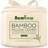 prevleka za blazino iz bambusa 50 x 75 cm, 2-delni set - ivory