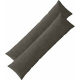  Presvlaka za jastuk 2 pcs ALMELO Antracit 40 x 145 cm Kord | shoptok.hr