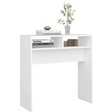  Konzolni stol bijeli 78 x 30 x 80 cm od iverice | shoptok.hr
