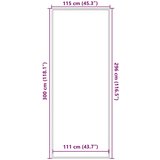 vidaXL Otirač crni 115 x 300 cm | shoptok.hr