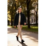 TRENDYOLMILLA Ženska jakna Thmaw26Sk00002, Crna Cene