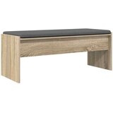  Klupa za hodnik s jastukom Sonoma hrast 100 x 38 x 46 cm | shoptok.hr