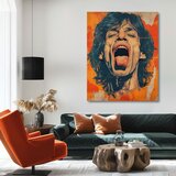  Slika MICK JAGGER - Moč rock scene | 100 % izvirni akril poslikan | Shoptok.si
