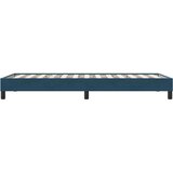 Box Spring krevet bez madraca tamnoplavi 90x210 cm samt | shoptok.hr