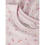 name it Obleka 'NMFVILINSE' zelena / roza / pastelno roza / pegasto rdeča | Shoptok.si