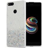 Cadorabo Ohišje, združljivo z Xiaomi RedMi A1 in prozorna z bleščicami - Zaščitni ovitek iz prožnega silikona TPU s svetlečimi bleščicami, (20860055) | Shoptok.si
