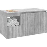  Set namještaja za kupaonicu 2 kom. Betonska siva 62,5 x 44,5 x 50 cm | shoptok.hr
