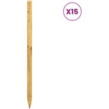 vidaXL Ograde 15 kom. Smeđa 120 cm Masivna borovina - Ø 4 x 120 cm Cijene