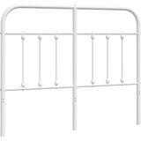 Maison Chic kovinsko posteljno vzglavje - vzglavna omarica - nočna omarica belo 120 cm, (21705188) | Shoptok.si