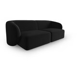 Milo Casa Črna žametna sedežna garnitura 188 cm Paolo – | Shoptok.si