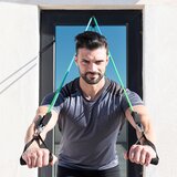  Pack postaja za dvigovanje telesa Fitness in komplet uporovnih trakov z dodatki in vadnico InnovaGoods | Shoptok.si