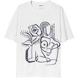 Desigual Majica crna / bijela | shoptok.hr