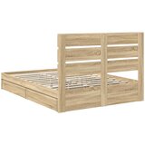  s od storage Sonoma hrast 160 x 200 cm Konstruirano drvo | shoptok.hr