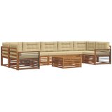  Set vanjskih sofa 8 kom. Prirodna i bež | shoptok.hr