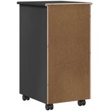  Mobilni ormar s kotačem Sivi 34 x 39 x 65 5 cm Masivna borovina | shoptok.hr