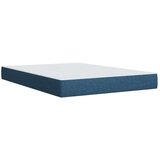vidaXL Krevet s oprugama i madracem plavi 160x200 cm od tkanine | shoptok.hr