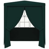 vidaXL Profesionalen vrtni šotor s stranicami 2x2 m zelen 90 g/m², (20568426) | Shoptok.si