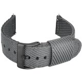 INF Eleganten nadomestni najlonski pašček za uro 24/22/20/18 mm Black 22 mm, (22131765) | Shoptok.si