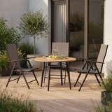 Gardenson Set Zložljivih Vrtnih Stolov Amalfi, 2 Kos, Rjava Cene