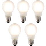 LUEDD Komplet 5 žarnic z žarilno nitko E27 LED iz žarnega stekla 320 lm 2700K | Shoptok.si
