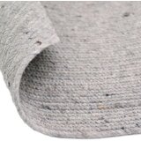 Nattiot Sivi obostrani/ručno rađen okrugao tepih od mješavine vune ø 160 cm Neethu Grey L – | shoptok.hr