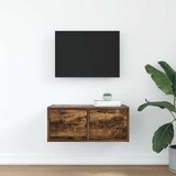 TV ormarić boja dimljenog hrasta 60x31x25,5cm konstruirano drvo | shoptok.hr