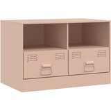 Maison Chic TV omarica - TV enota - Televizijska omarica roza 67x39x44 cm jeklo, (21700630) Cene